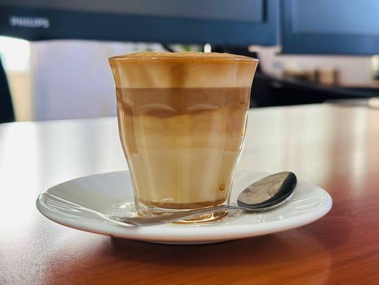 black  michato ethiopian tipically drink @ Tomoka cafe