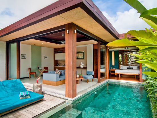 【最終日デイユース】マカヴィラズ＆スパ「Maca Villas & Spa」フローティングアフタヌーンティー＋ディナー＋スパ＜空港お送り／スミニャック地区＞