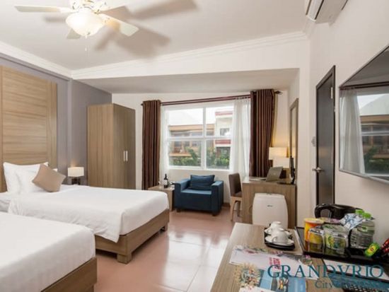 ダナン帰国日プラン　4つ星ホテル「グランヴィリオシティダナン」でマッサージと大浴場を満喫　＜ミシュラン掲載店「マダムラン」の夕食付き／貸切送迎／空港お送り＞