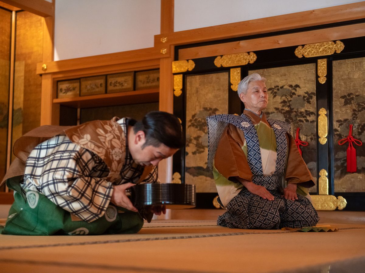 篠山城狂言表演