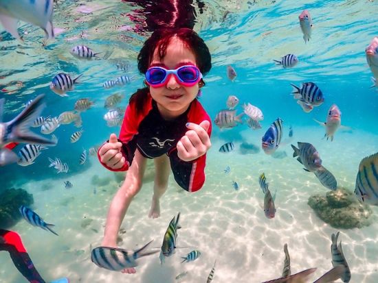 パタヤ発！ニモ島シュノーケリングツアー　ドローン撮影＋水中フォト＜昼食／英語ガイド＞