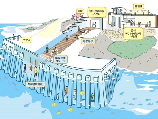 宮古島海中公園 入園券 ～カラフルな魚たちと気軽に海中散歩～ ＜宮古島＞