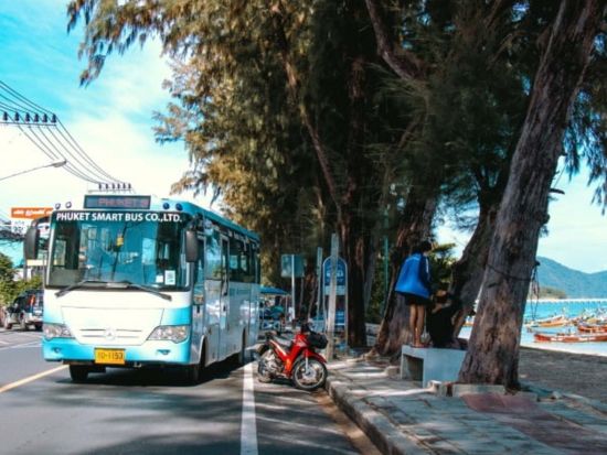 【空港シャトル】プーケット・スマートバス　バス乗車チケット
