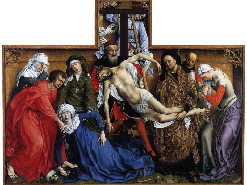 『十字架降架』ファン・デル・ウェイデン001