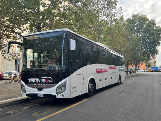 【空港シャトル】テラヴィジョン　バス乗車チケット ＜ミラノ・マルペンサ空港～ミラノ中央駅間＞