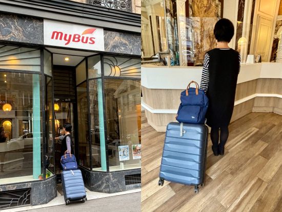 パリ荷物お預かりサービス ＜9～17時／年中無休／パリ中心地ピラミッド駅近く＞by Mybus