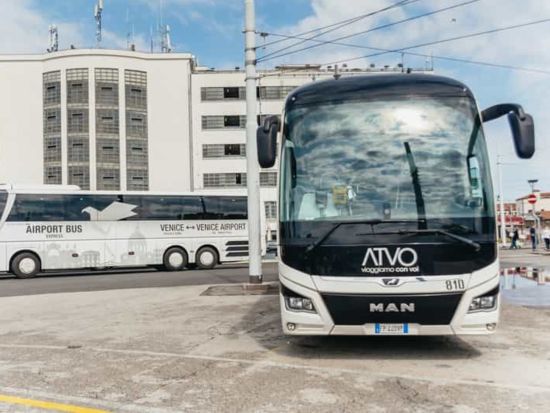 【空港シャトル】空港エクスプレス「ATVO」　バス乗車チケット ＜ヴェネツィア・マルコポーロ国際空港～ヴェネツィア本島間＞