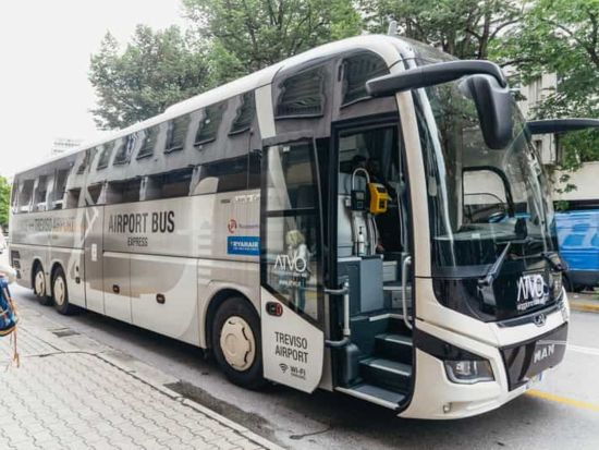 【空港シャトル】空港エクスプレス「ATVO」　バス乗車チケット ＜ヴェネツィア・マルコポーロ国際空港～ヴェネツィア本島間＞