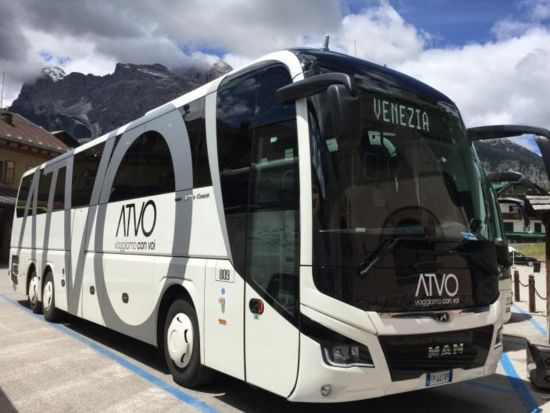 【空港シャトル】空港エクスプレス「ATVO」　バス乗車チケット ＜ヴェネツィア・マルコポーロ国際空港～ヴェネツィア本島間＞