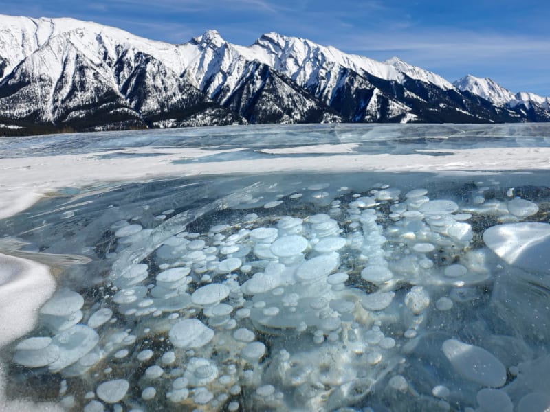 Canada_Alberta_Lake Abraham_Ice Bubble_shutterstock_1632774640