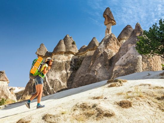世界遺産カッパドキア1日観光　王道レッドツアー　ギョレメ＋デブレントの谷＋ウチヒサール城＋パシャバー＜混載／日本語ガイド／昼食付＞