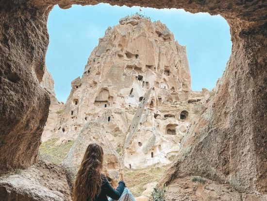 世界遺産カッパドキア1日観光　王道レッドツアー　ギョレメ＋デブレントの谷＋ウチヒサール城＋パシャバー＜混載／日本語ガイド／昼食付＞