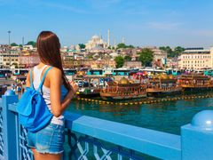 Galata Bridge -Lady
