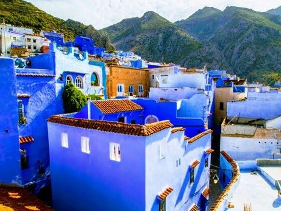 BLUE CITY CHEFCHAOUEN_THE MIDDEL ATLAS MOUNTAIN_MOROCCO_