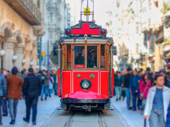 Turkey-Istanbul-Istiklal street tram-shutterstock_2103697064