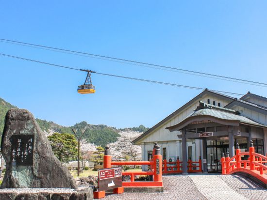 【当日予約可！事前予約100円割引】太龍寺ロープウェイ往復チケット 1級河川那賀川と2つの山を越える大型ロープウェイ＜徳島＞