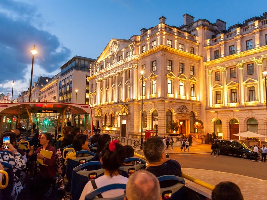 ロンドン夜景バスツアー 街歩きアプリ付き！＜1.5時間／日本語