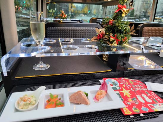 東京レストランバス ランチコース【フレンチコース】お食事を楽しみながら東京観光 ＜東京駅発＞