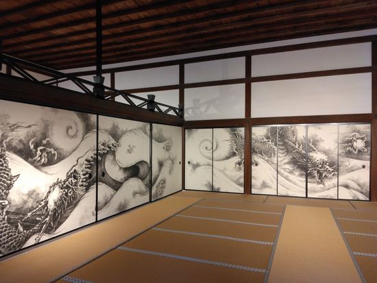 龍安寺 本堂 細川護煕筆「雲龍図」２※通常公開部分