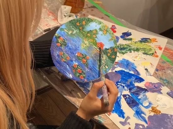 【下北沢】テクスチャーアート体験　音楽＋カフェ＋アートがコラボした新感覚体験！アートを通じて特別な思い出を作るプラン＜2時間／1～6名＞