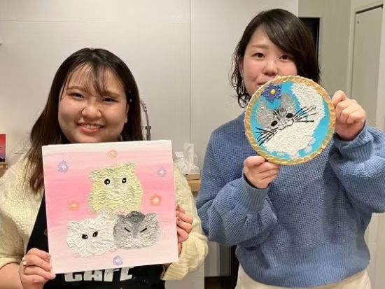 【下北沢】テクスチャーアート体験　音楽＋カフェ＋アートがコラボした新感覚体験！アートを通じて特別な思い出を作るプラン＜2時間／1～6名＞