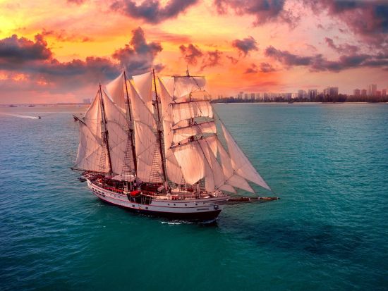 【2026年2月13～15日限定バレンタインプランあり】ロイヤルアルバトロス号 サンセットディナークルーズ 　豪華帆船での特別なひととき＜夕食付＞