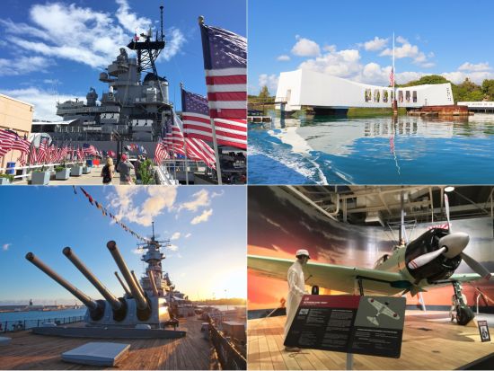 真珠湾（パールハーバー）観光ツアー　戦艦ミズーリは専任ガイド＆ツアーガイドがご案内！ アリゾナ記念館や太平洋航空博物館プランあり ＜チップ込み／日本語ガイド＞