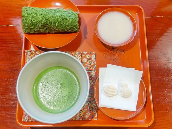 小林家　見学後のお茶セット