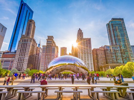 乗り降り自由！シカゴの主要観光スポットを走る ダブルデッカーバス＜24時間 or 48時間有効／英語オーディオガイド付き＞by Big Bus Tours