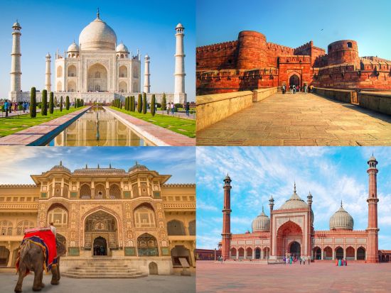 ゴールデントライアングル 2泊3日周遊ツアー　デリー＋アグラ（タージマハル）＋ジャイプール 選べるホテルランク＜貸切／日本語ガイド／宿泊＆食事付／デリー発着＞