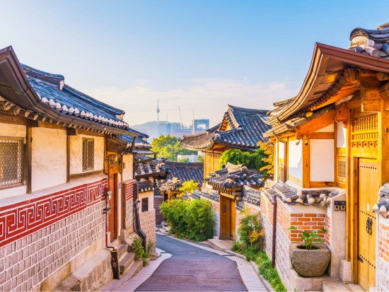 【貸切車ホテルお迎え】ソウル1日観光＆韓服体験 景福宮＋守門将交代式＋北村韓屋村＋広蔵市場＋午後は聖水orザ現代ソウル 空港送迎オプション有＜8時間／最大6名＞