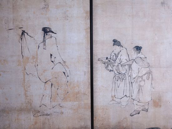 雲谷等顔襖絵（複製）