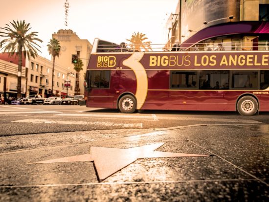 乗り降り自由！ロサンゼルスの主要観光スポットを走る ダブルデッカーバス＜24時間 or 48時間有効／英語オーディオガイド付き＞by Big Bus Tours