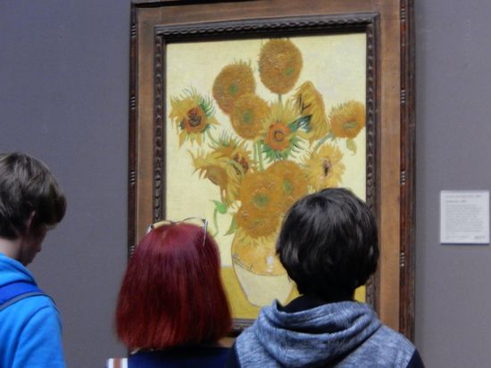 「ひまわり」と鑑賞者：ナショナル・ギャラリー 追加