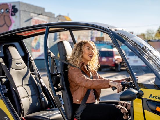 GPSガイド付き電動ゴーカーツアー　ラスベガスストリップ周辺を自分のペースで観光！＜1時間または2時間／英語＞