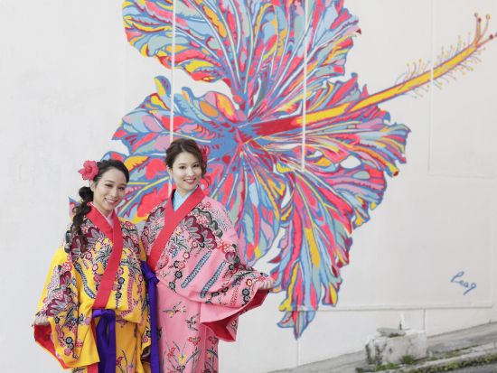 琉装プチ体験 短時間で琉装を気軽に楽しむ！店内撮影OK＜那覇市＞