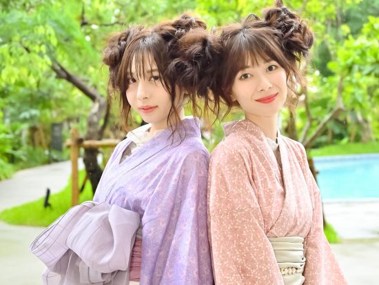 ガーリー浴衣体験 可愛さ満点の体験！華やかな浴衣を着て”沖縄の南国リゾート"を散策するプラン＜那覇市＞