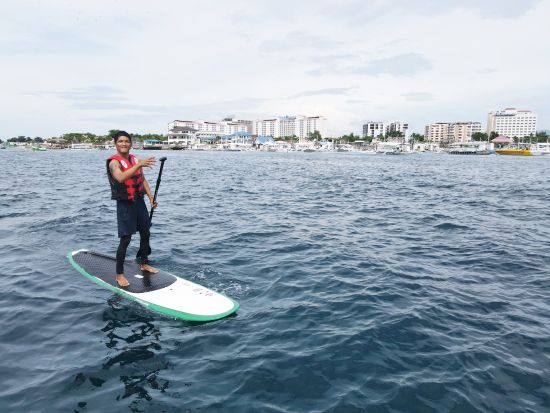 セブ島SUP（スタンドアップパドル）レッスン　＜マクタン島内送迎付き／日本人インストラクター＞