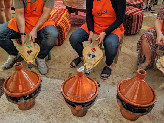 モロッコ料理教室　クスクスやタジンを学ぶ！スパイス香る本場の味を堪能＜混載／英語シェフ／マラケシュ発＞