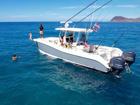 海釣り体験　西オアフの海で釣りを楽しもう！貸切スピードボートで爽快クルージング　釣り用具付き＜貸切／2時間／コオリナ・マリーナ＞