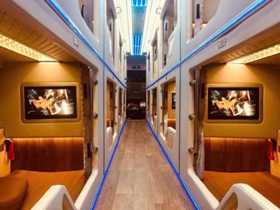 【都市間送迎】ホーチミン市内 ⇔ ニャチャン市内　VIPキャビン寝台バス＜乗合／現地語ドライバー＞