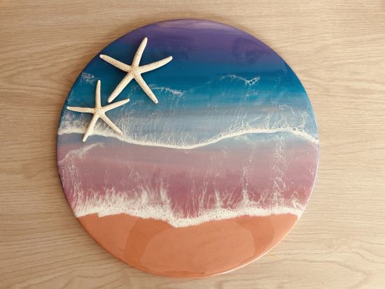 レジンアート体験 認定講師のレクチャーで安心♪ お好きなデザインを選んで世界に一つのアート作り＜60分～90分／1組貸切／沖縄本島中部＞