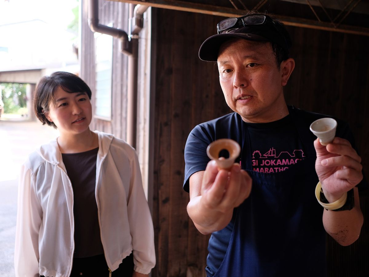 指月窯 波多野善蔵 萩花入 栞付 ※山口県指定無形文化