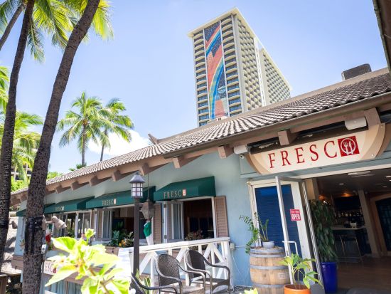 フレスコイタリアンレストラン　食事券＆事前予約　ハワイの味覚を加えた伝統的なイタリア料理＜夕食／ヒルトン・ハワイアン・ビレッジ内＞