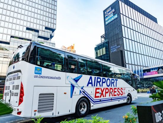 【空港シャトル】エレファント空港エクスプレス　バス乗車チケット ＜バンコク・スワンナプーム国際空港～サイアム・プレミアム・アウトレット間＞