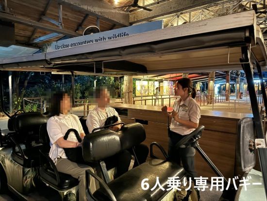 サファリ・アドベンチャーツアー　専用バギーでナイトサファリを動物園のスタッフがご案内 ＜日本語ガイド＞