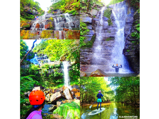 西表島マングローブカヌー or SUP ＆ ゲータの滝トレッキング 初心者も安心のプロガイド案内！秘境の大自然を満喫◎＜送迎可／約5時間30分＞