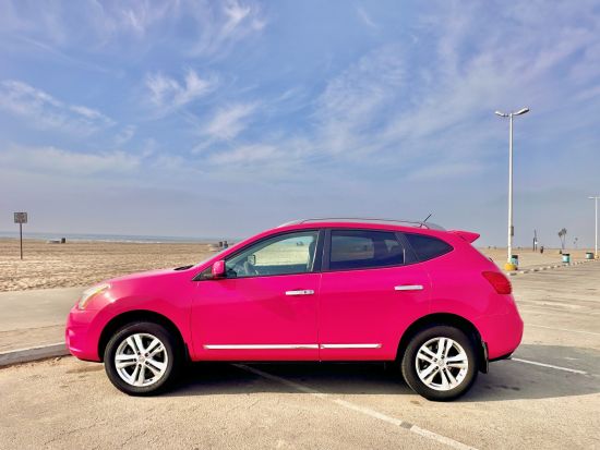 ピンクカーで行く！ロサンゼルス貸切チャーター　現役インフルエンサーがご案内する完全オーダーメイドの旅＜3時間～／日本語ガイド＞