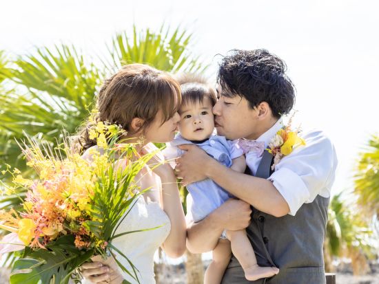 奄美大島フォトウェディング　リタッチ済み写真カット数を選べる3つのプラン 衣装レンタルなどのオプションも！by Anniversary photo AMAMI