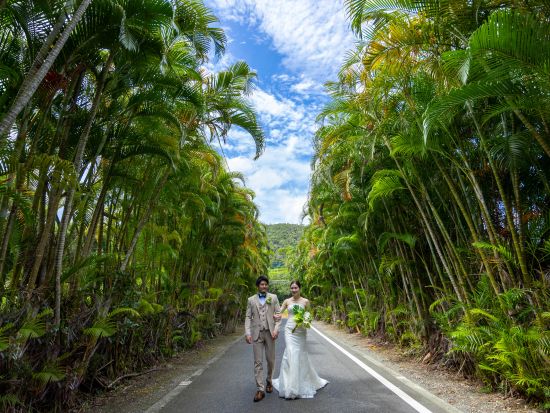 奄美大島フォトウェディング　リタッチ済み写真カット数を選べる3つのプラン 衣装レンタルなどのオプションも！by Anniversary photo AMAMI